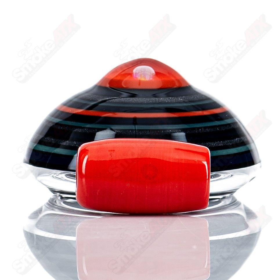 2 Opal Encalmo Pendant by Doug Zolbert Glass - Smoke ATX