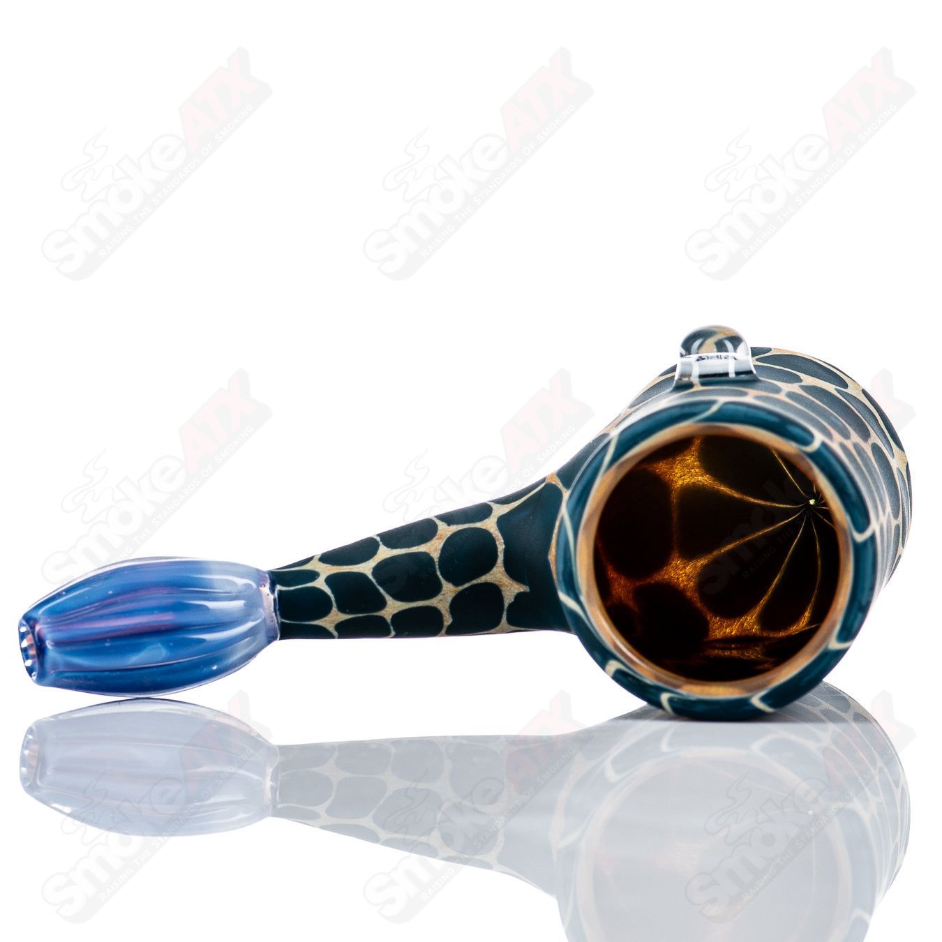 Glass Puffco Proxy attachment by Robertson Glass, showcasing the clear, detailed glass piece designed for Puffco devices.
