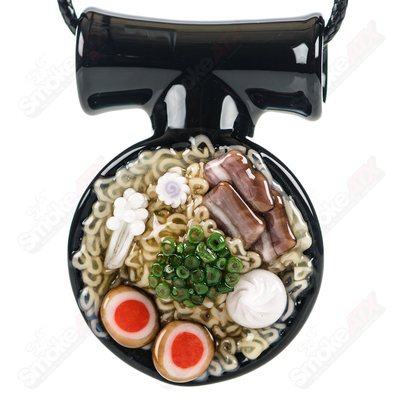 2 Ramen Pendant Dojo Glass - Smoke ATX