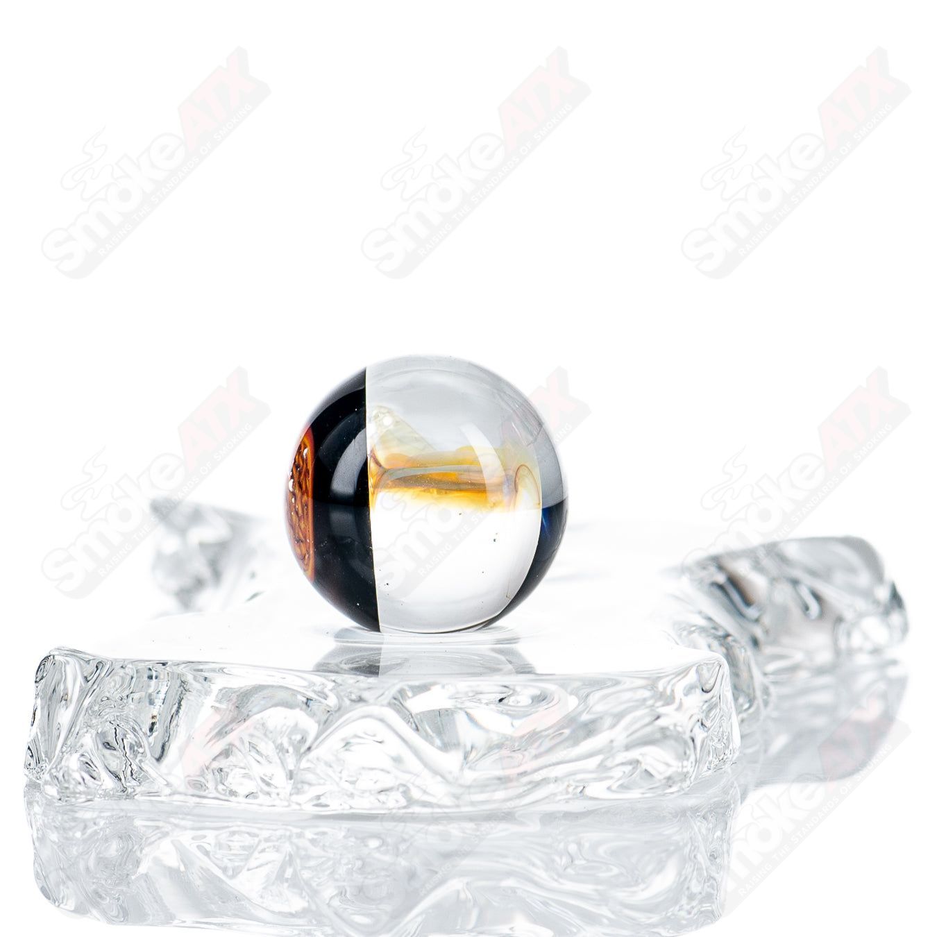 JMass Heady Glass Slurper Marble featuring vibrant multicolored marbles and intricate glasswork for a stylish smoking accessory.