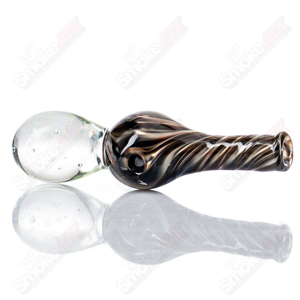 Colorful Puffco Tops UV Puffco Joystick Indo by Geoff Made Glass, featuring vibrant heady glass design and intricate details.