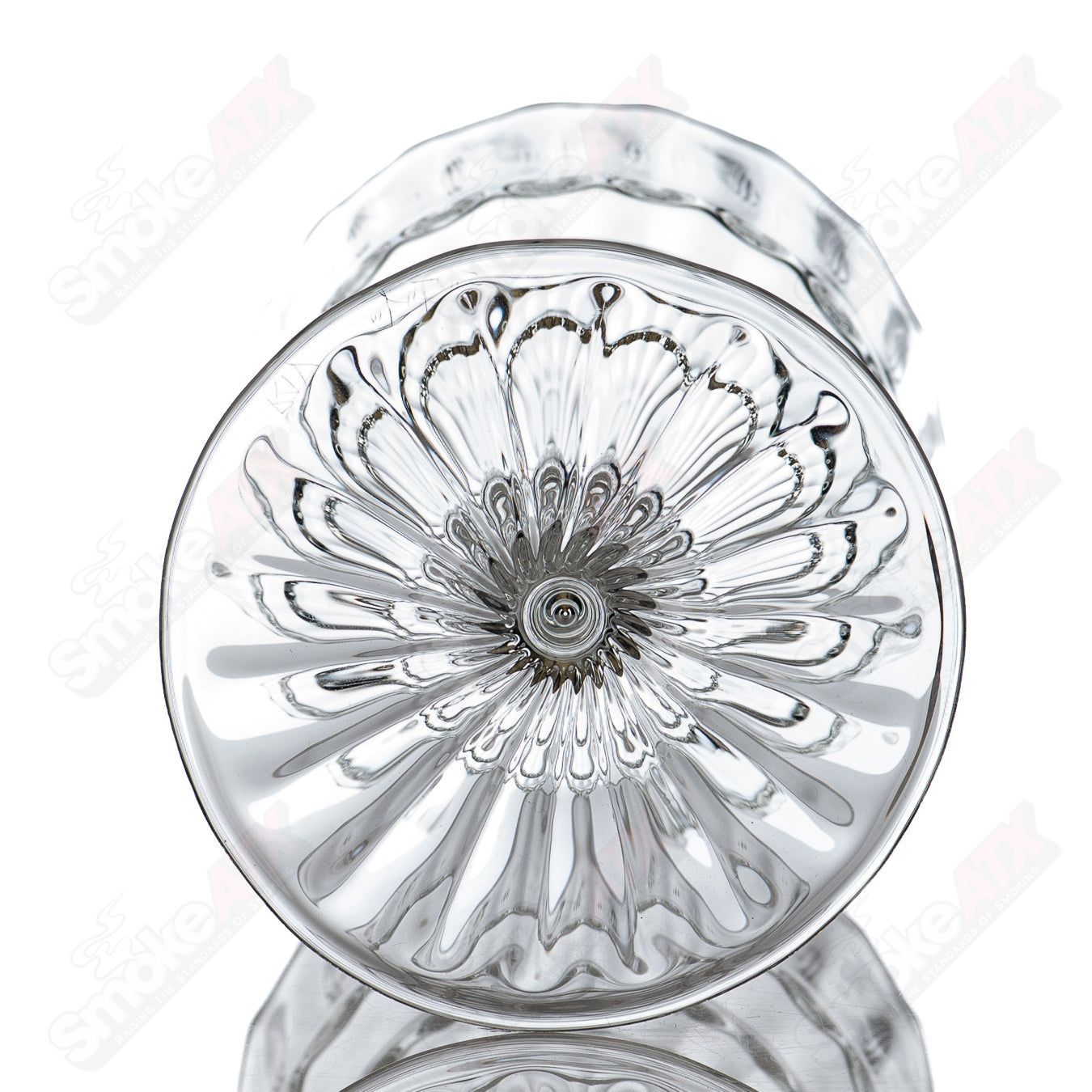 2 Wine Glass Venetian Rad Glass - Smoke ATX