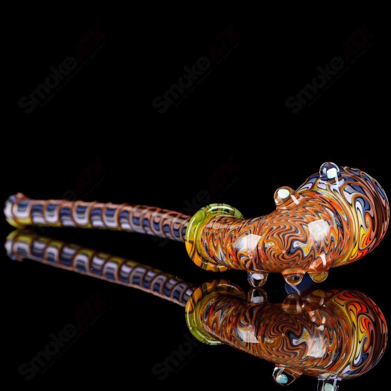 2 Worked Color Gandalf Katy Wright Glass - Smoke ATX