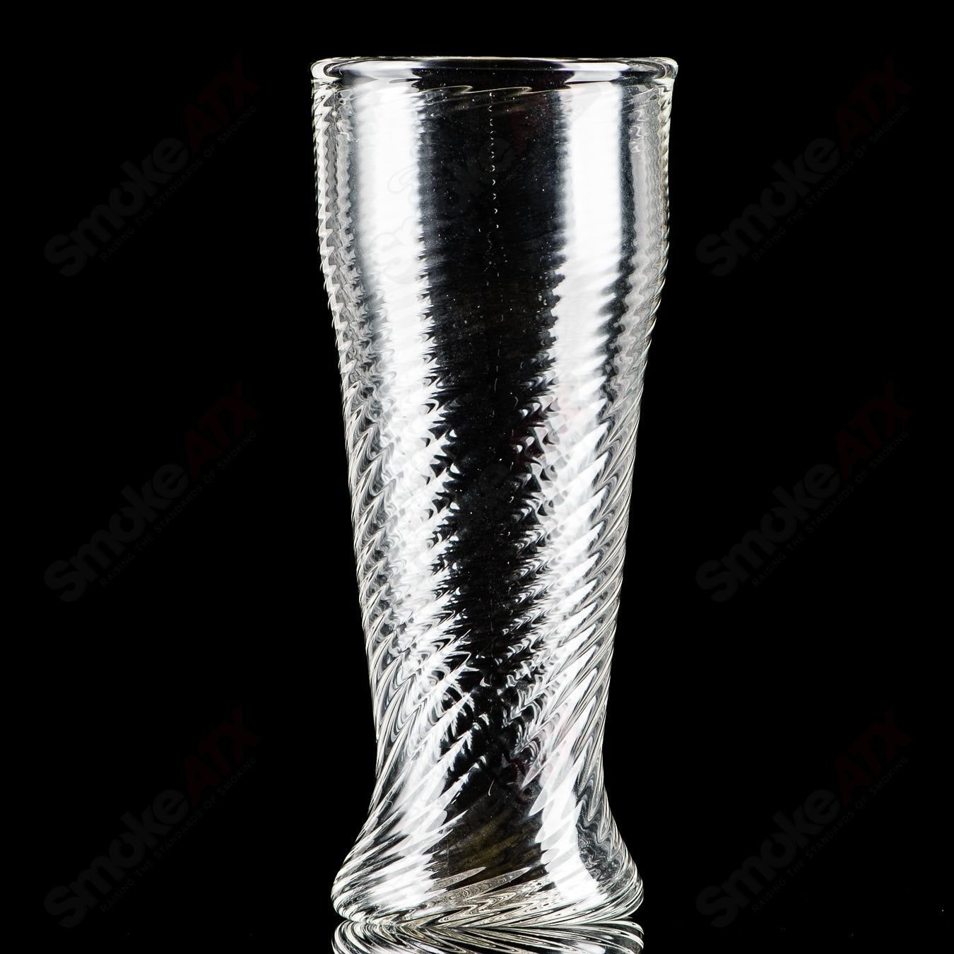 2 Worked Scalloped Pint Cup GK Melts - Smoke ATX