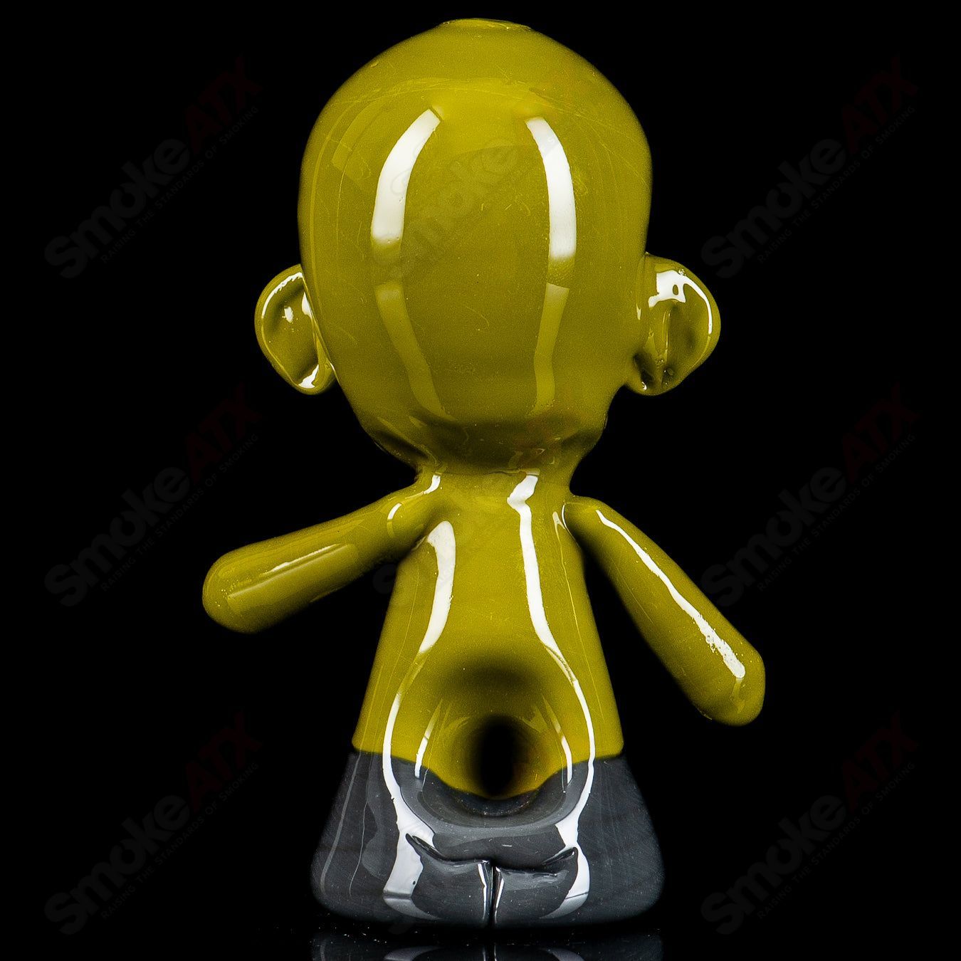 Ghost Heady Glass Zombie Hand Pipe featuring a detailed, sculpted zombie hand design for smoking or display.