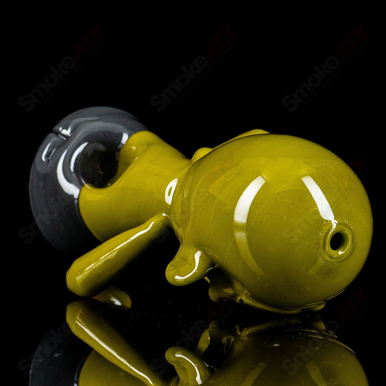 Ghost Heady Glass Zombie Hand Pipe featuring a detailed zombie hand design for smoking.