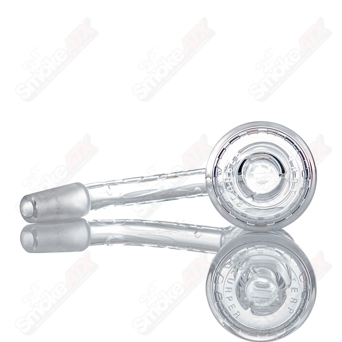 Toro Glass 20mm 10/45 Flame Polished Terp Slurper XL, a clear quartz glass for concentrates with flame-polished finish.