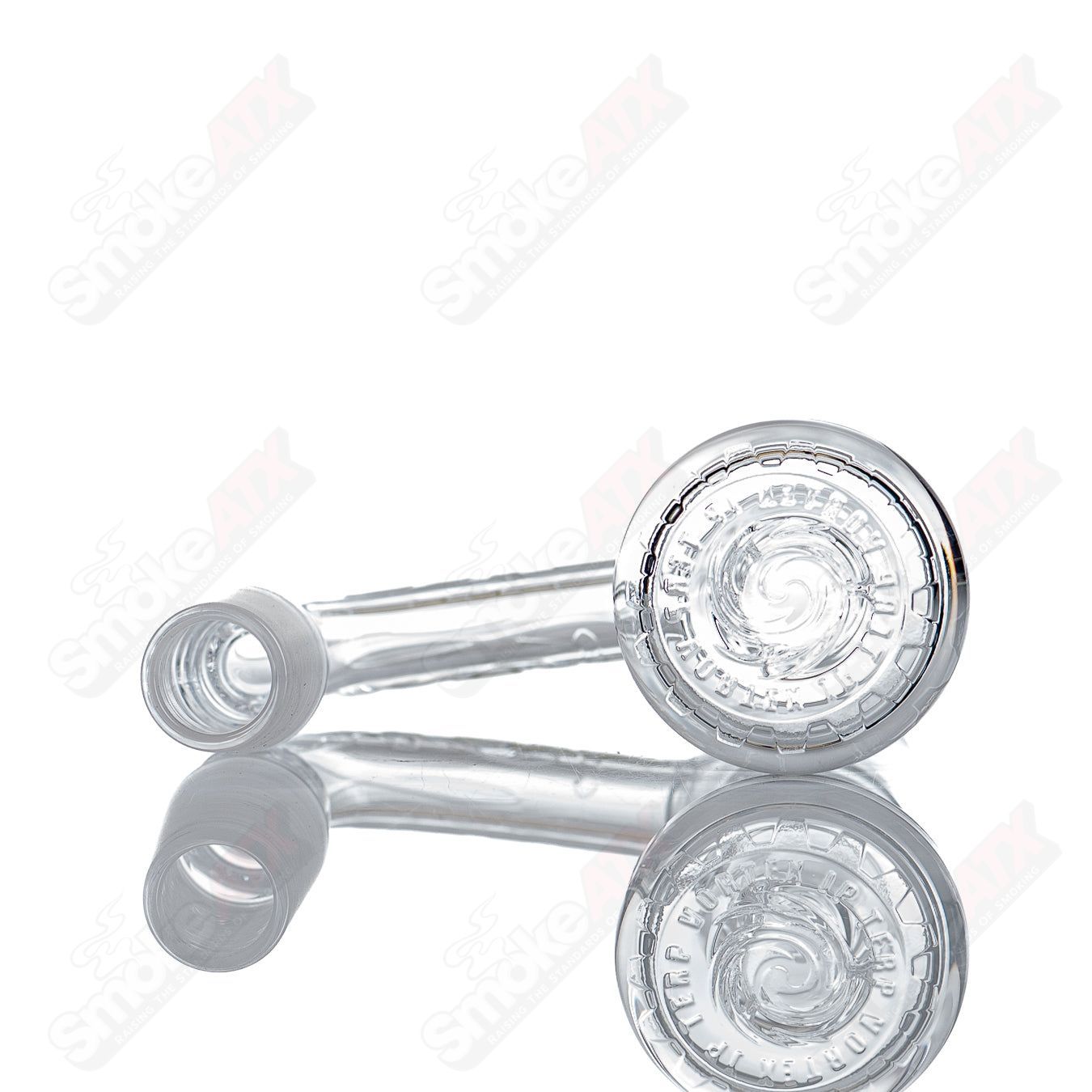 20mm Toro Flame Polished Vortex Quartz Toro Glass with intricate swirl design, crafted from high-quality quartz for durability and style.