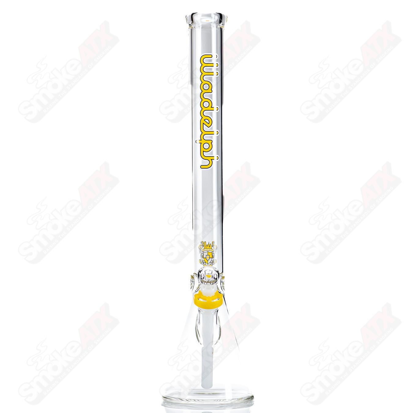 21" Tall Beaker (Yellow) Illadelph - Smoke ATX