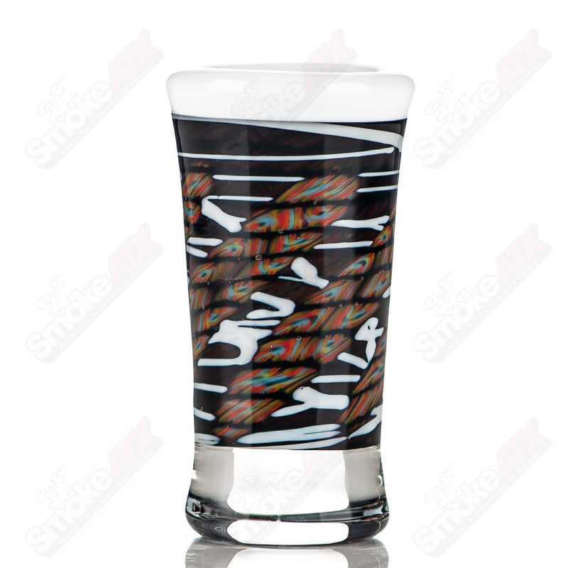 Funky Coil Wig Wag Shotglass Jake C Glass - Smoke ATX