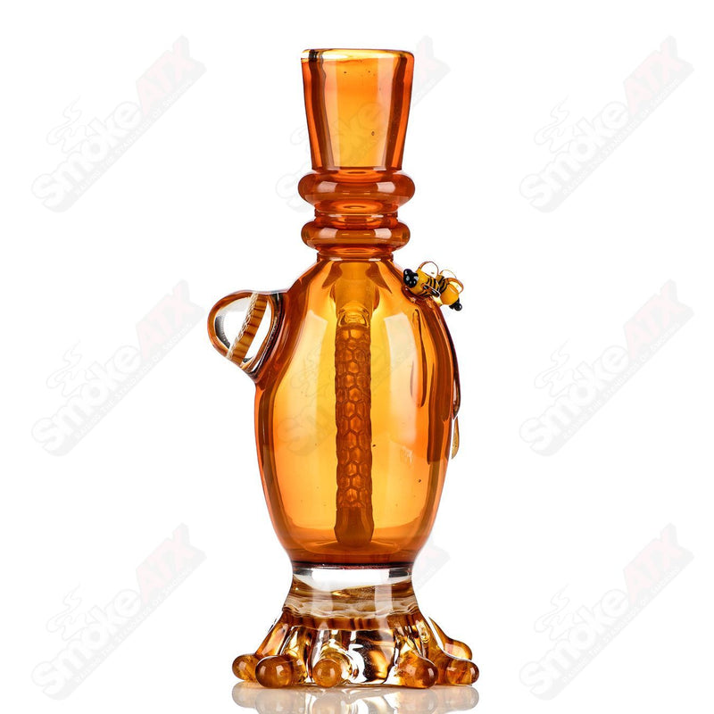 Amber Honeycomb Lamp Set Joe P Glass - Smoke ATX