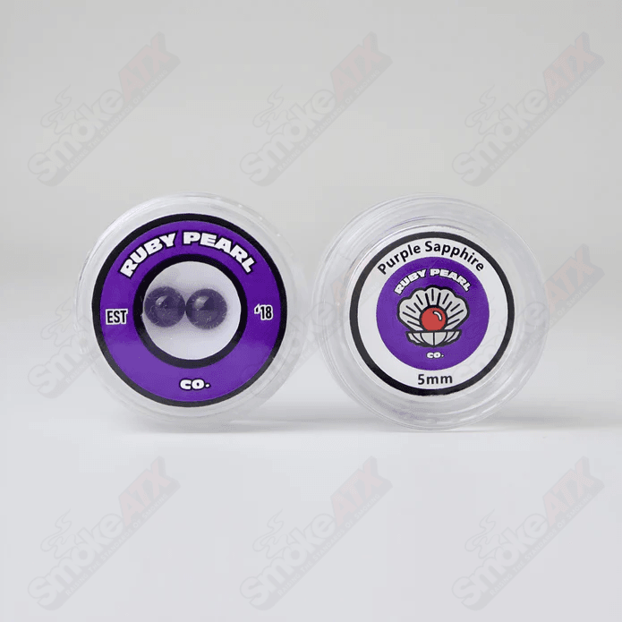 2pk 5mm Purple Sapphire Terp Pearls Ruby Pearl Co - Smoke ATX