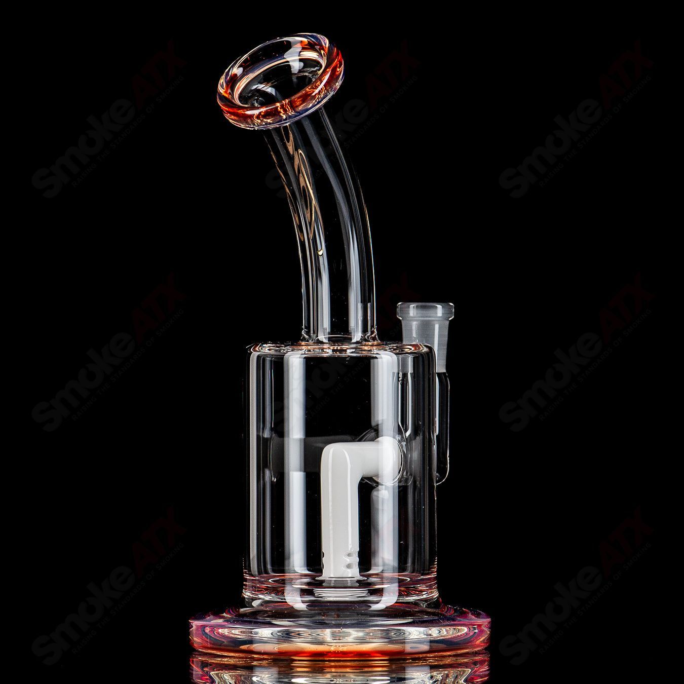 3 10mm Macro Single w/ Color Accents by Toro Glass - Smoke ATX