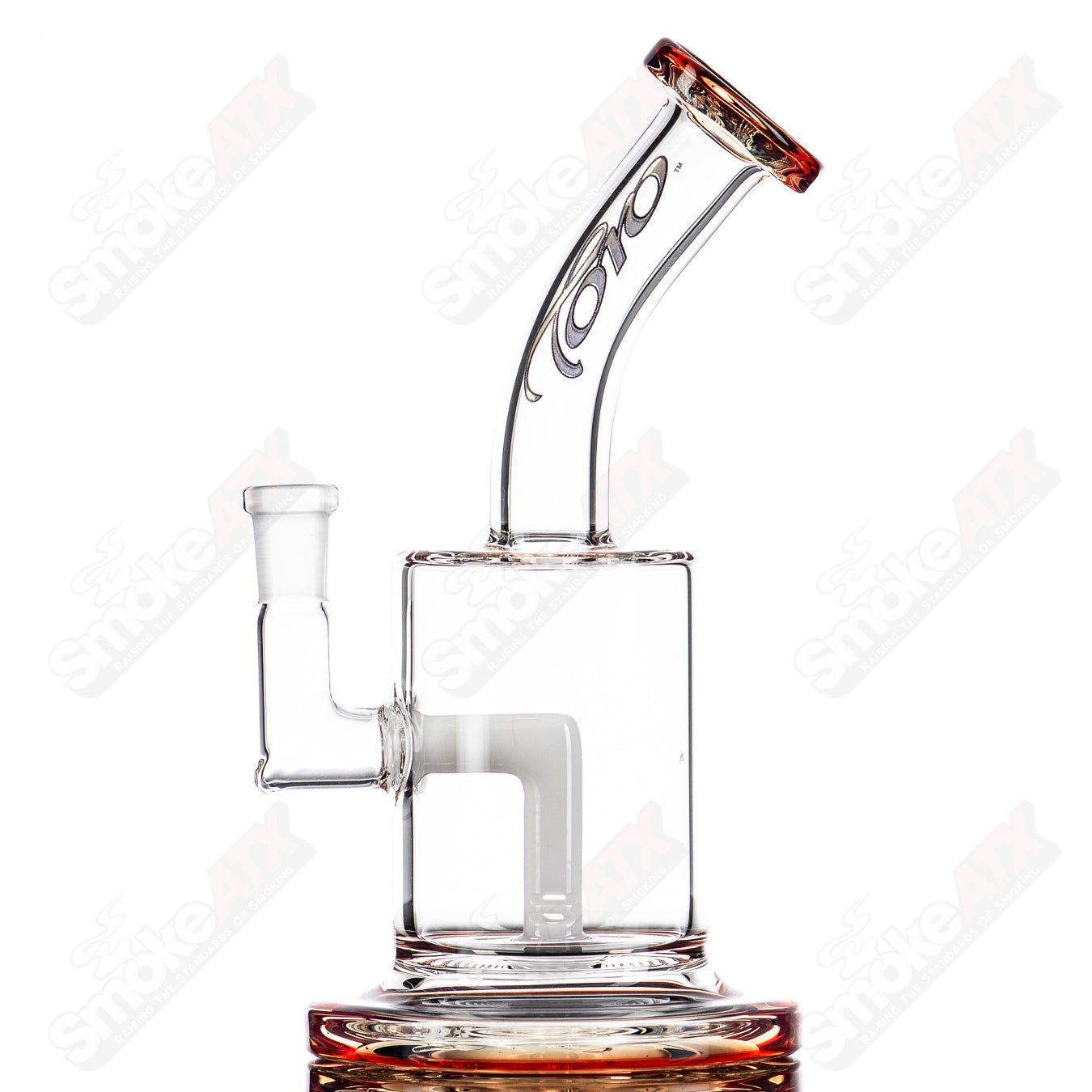 3 10mm Macro Single w/ Color Accents by Toro Glass - Smoke ATX