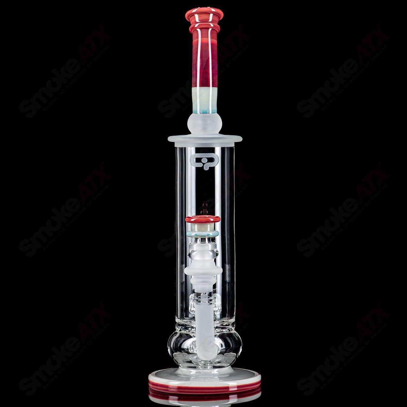 Mobius #3 65T V5 Hybrid Series stereo matrix waterpipe with glass construction, showcasing intricate design and craftsmanship.