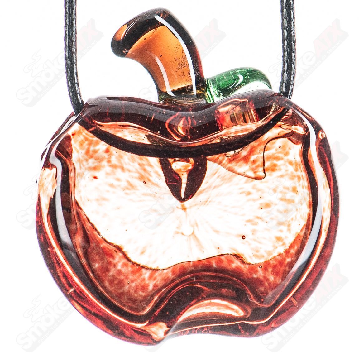 3 Apple Pendant Pouch Glass - Smoke ATX