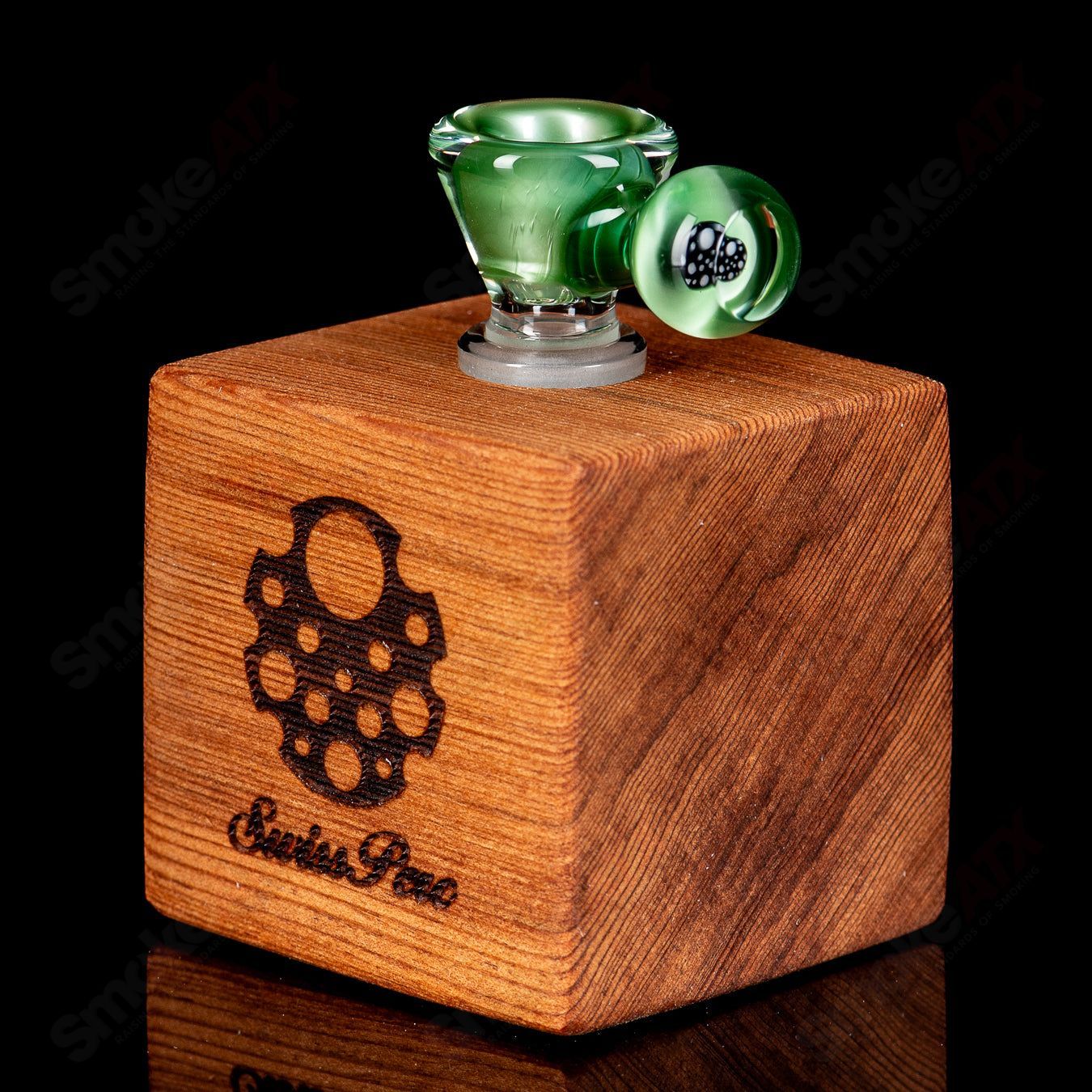 3 Color Slide 14mm Swiss Perc - Smoke ATX