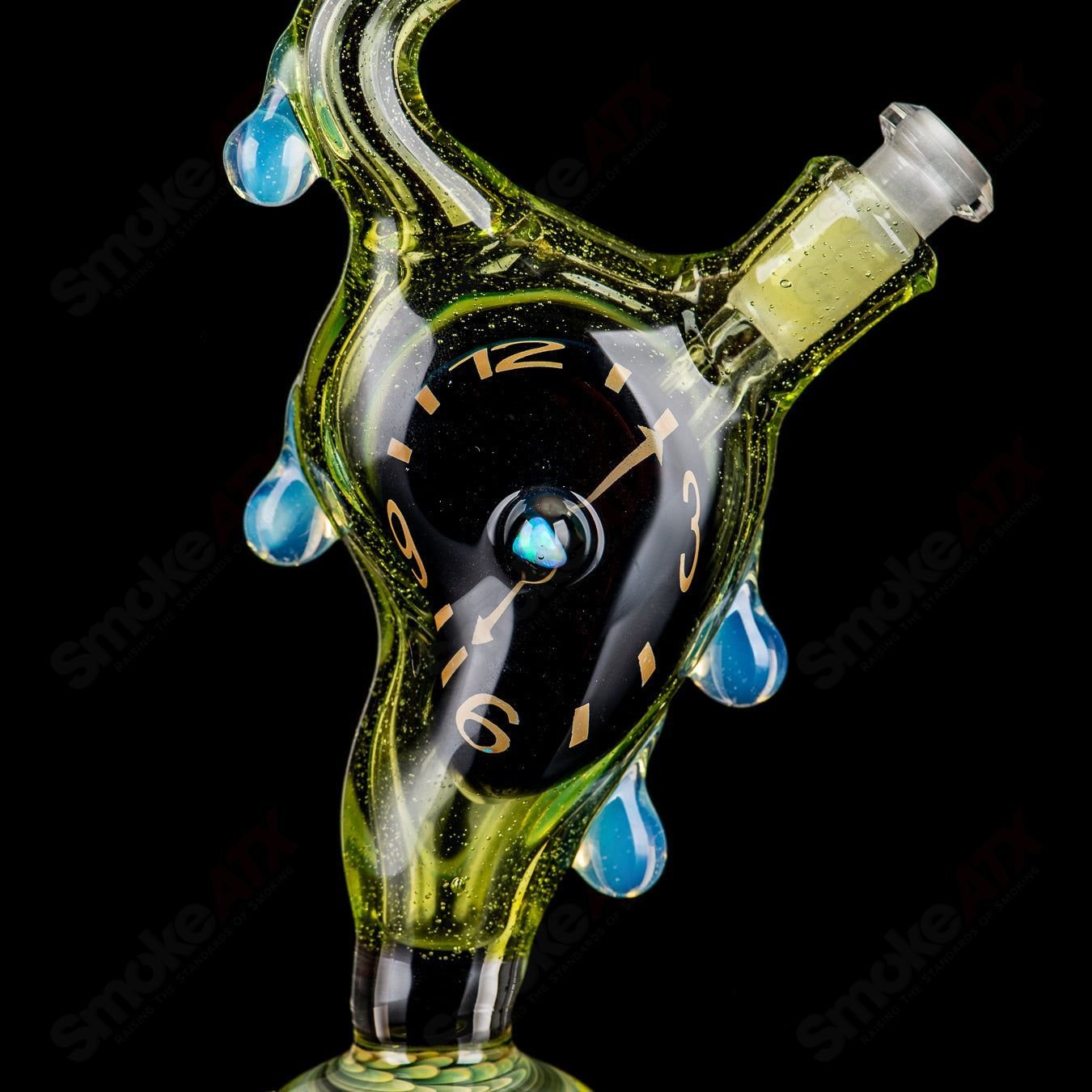 3 Dali Melting Clock Rig Scoby w Opal Accent by Scoby - Smoke ATX