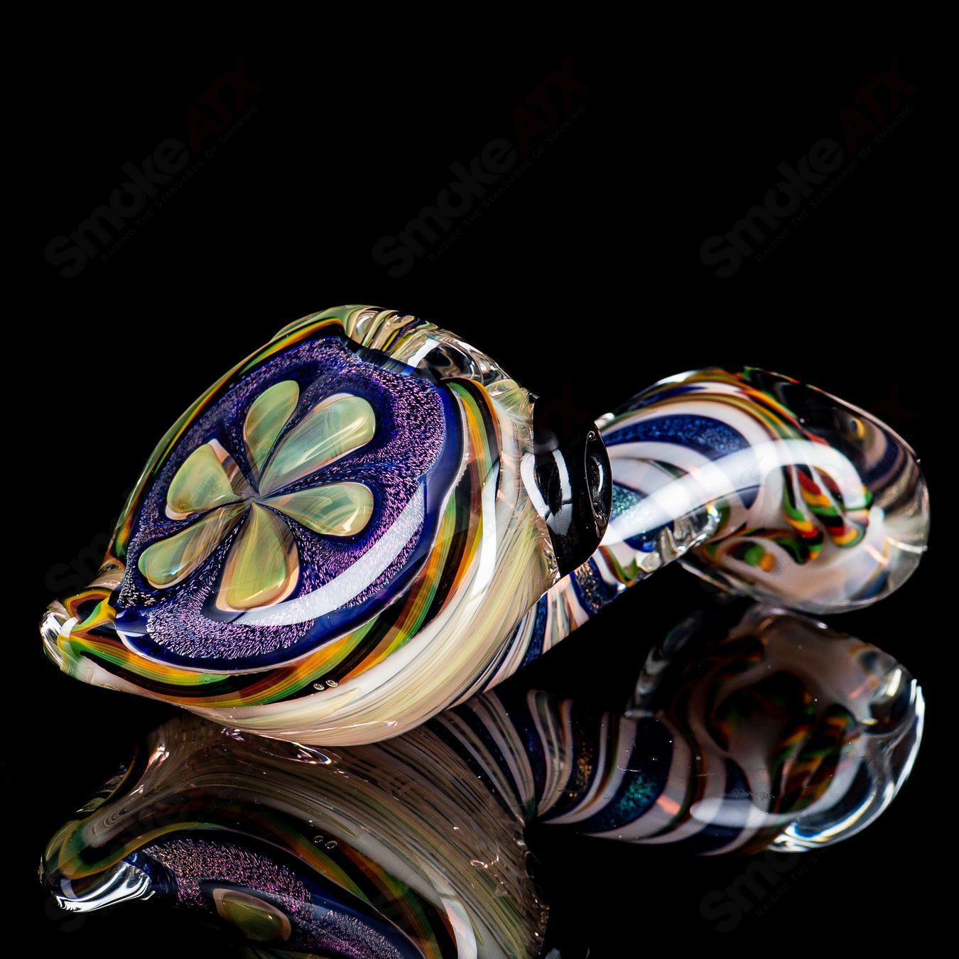 3 Dichro Flower Sherlock Talent Glass - Smoke ATX
