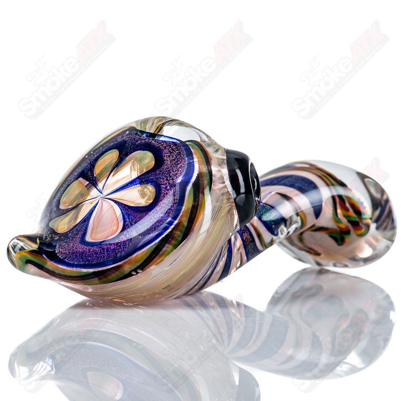 3 Dichro Flower Sherlock Talent Glass - Smoke ATX