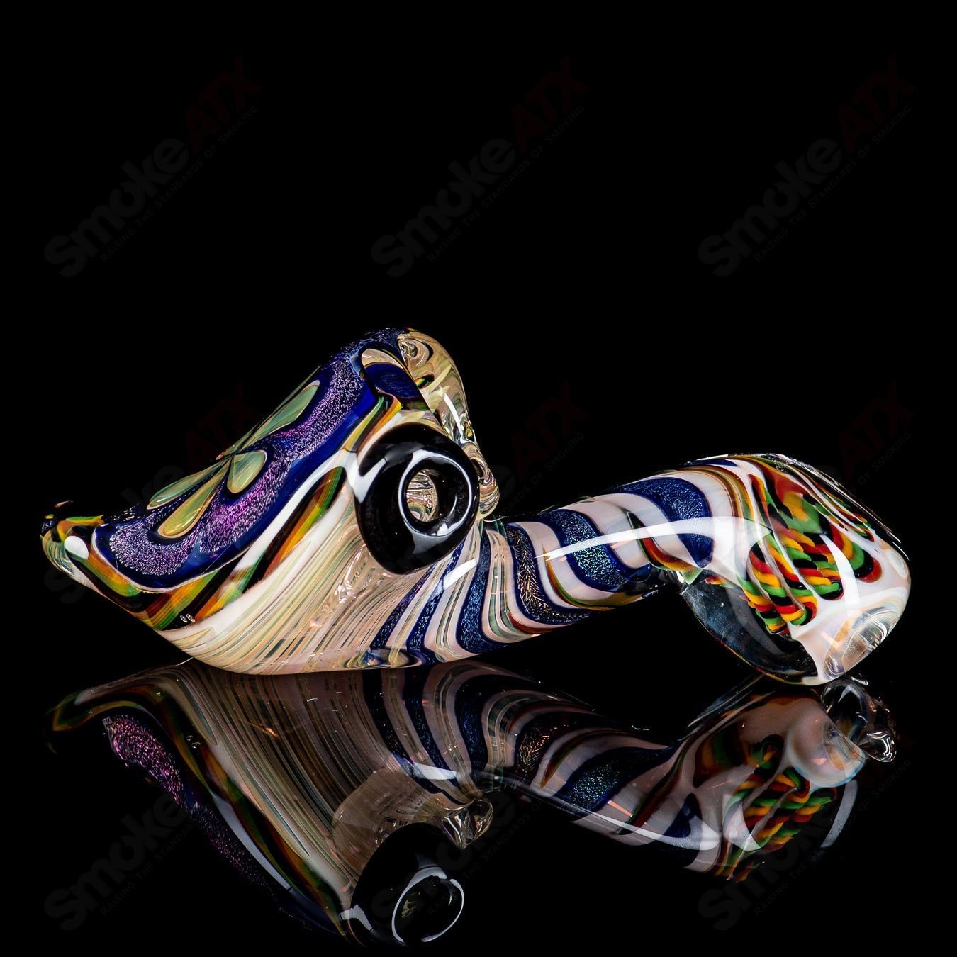 3 Dichro Flower Sherlock Talent Glass - Smoke ATX