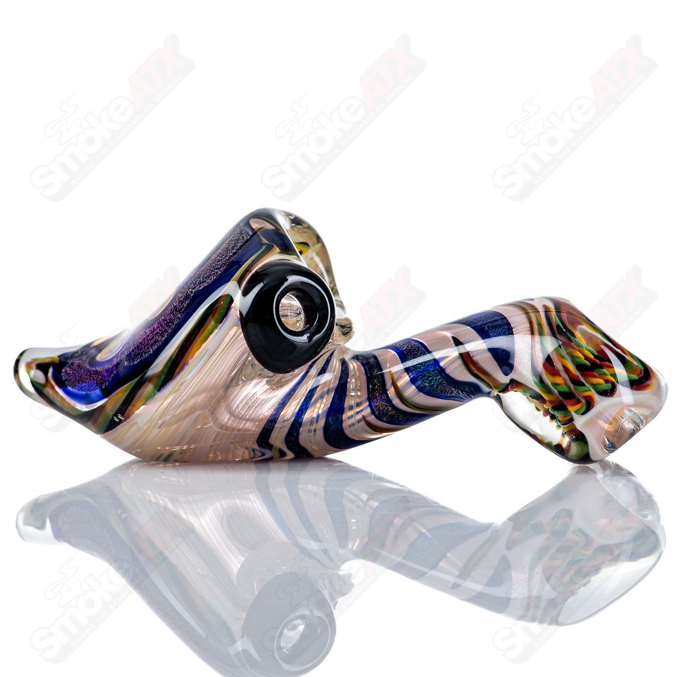 3 Dichro Flower Sherlock Talent Glass - Smoke ATX