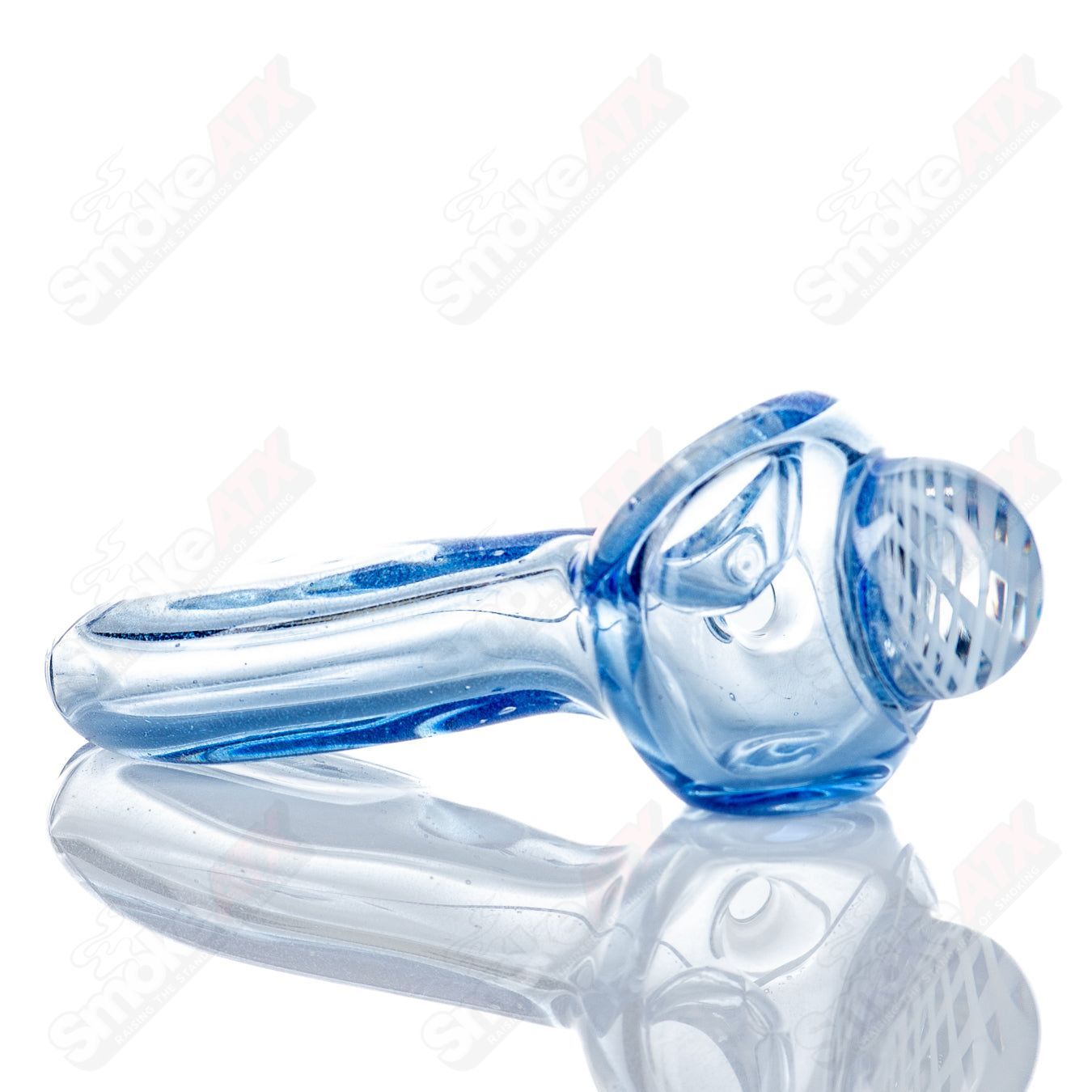 3 Medium Dichro Spoon (Over Cobalt) by SPG - Smoke ATX