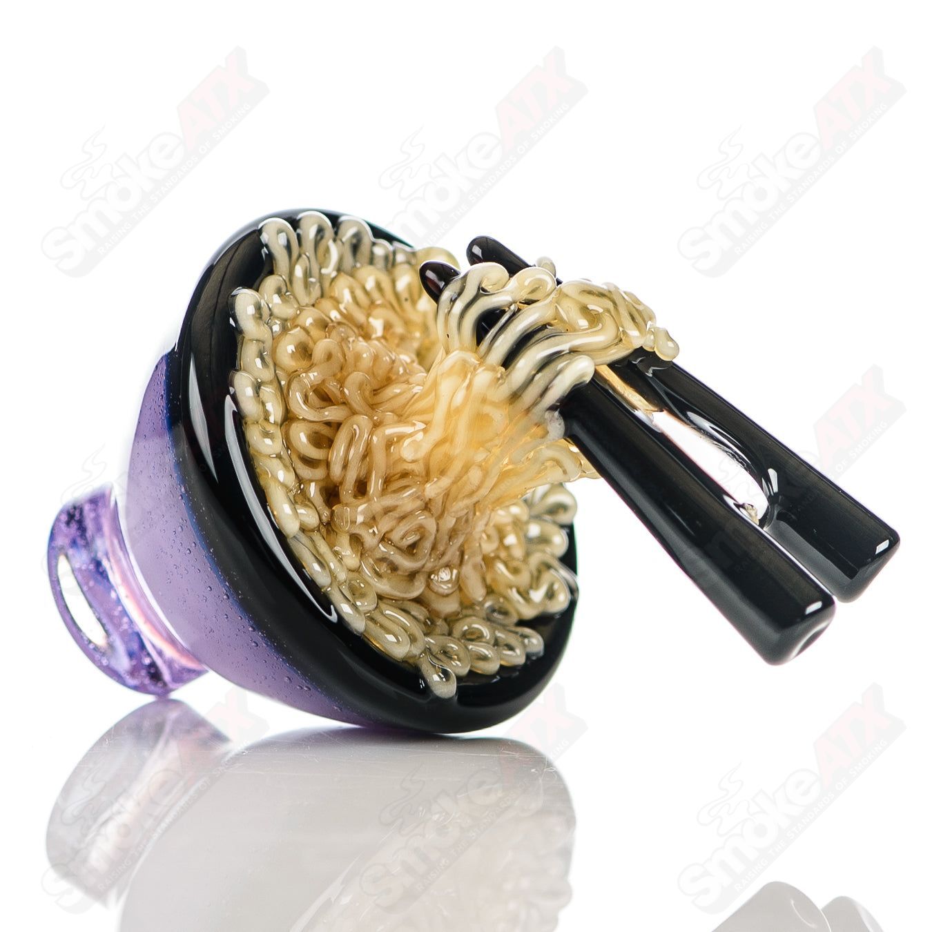 3 Noodle Slurper Set Dojo Glass - Smoke ATX