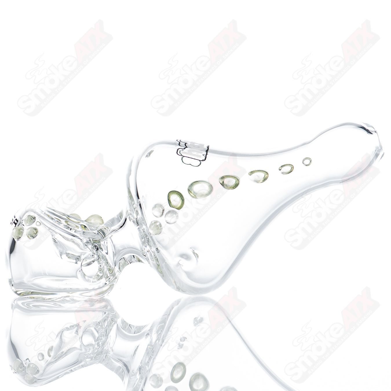 American Helix #3 OG UV Daily Driver Classic Helix glass pipe with colorful UV-reactive design and smooth mouthpiece.