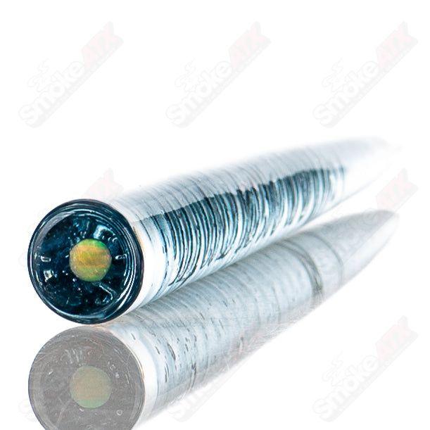 Sovereignty Glass Heady Glass spiral poker tool with opal accents and intricate glass design for smoking accessories
