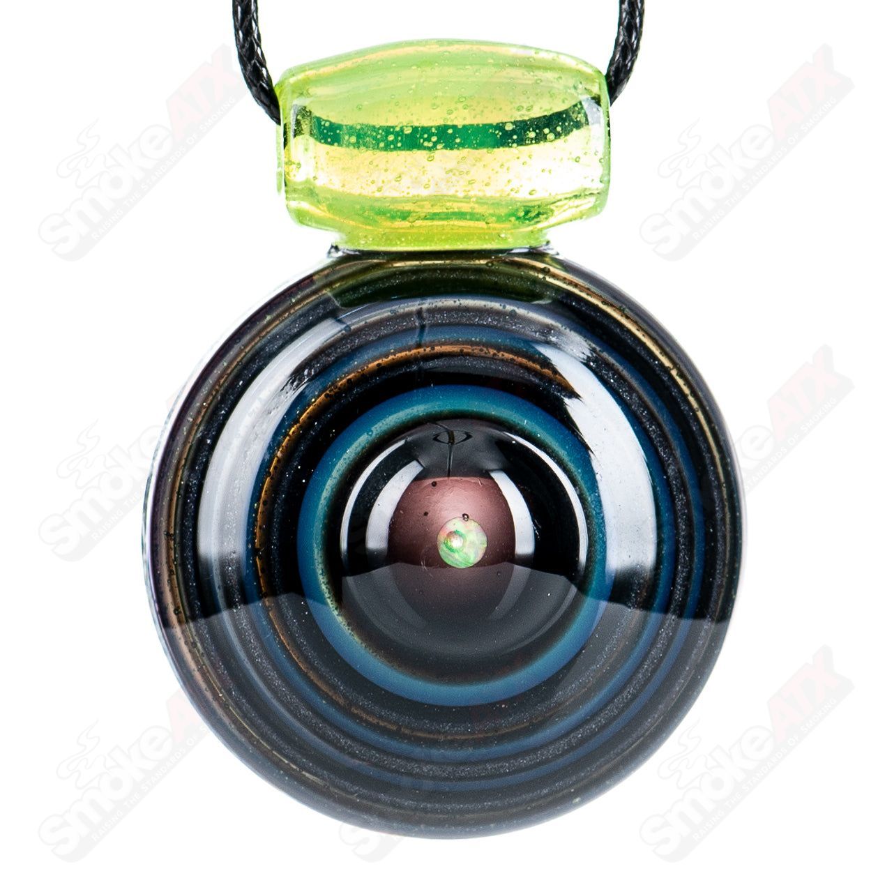 3 Opal Encalmo Pendant by Doug Zolbert Glass - Smoke ATX