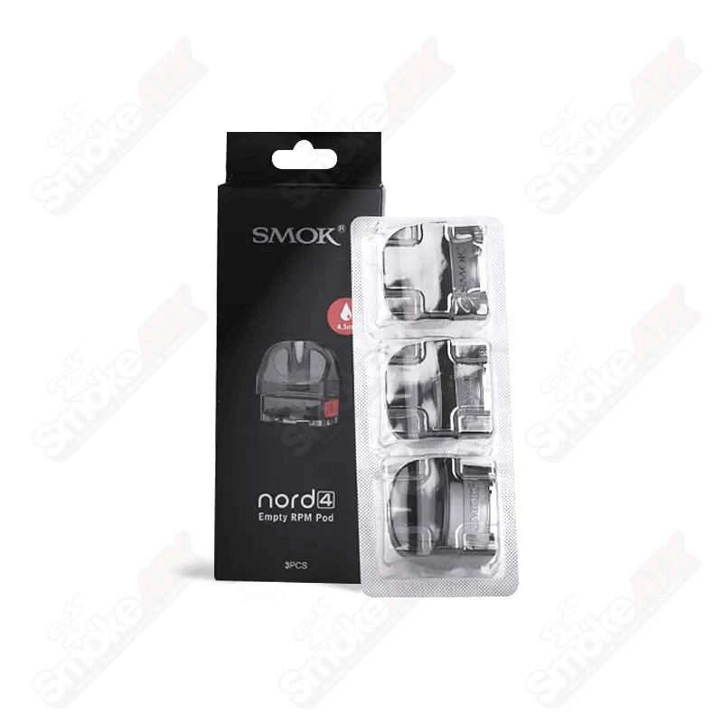 3 PCS 4.5 ml Empty Nord 4 RPM 2 Pod SMOK - Smoke ATX