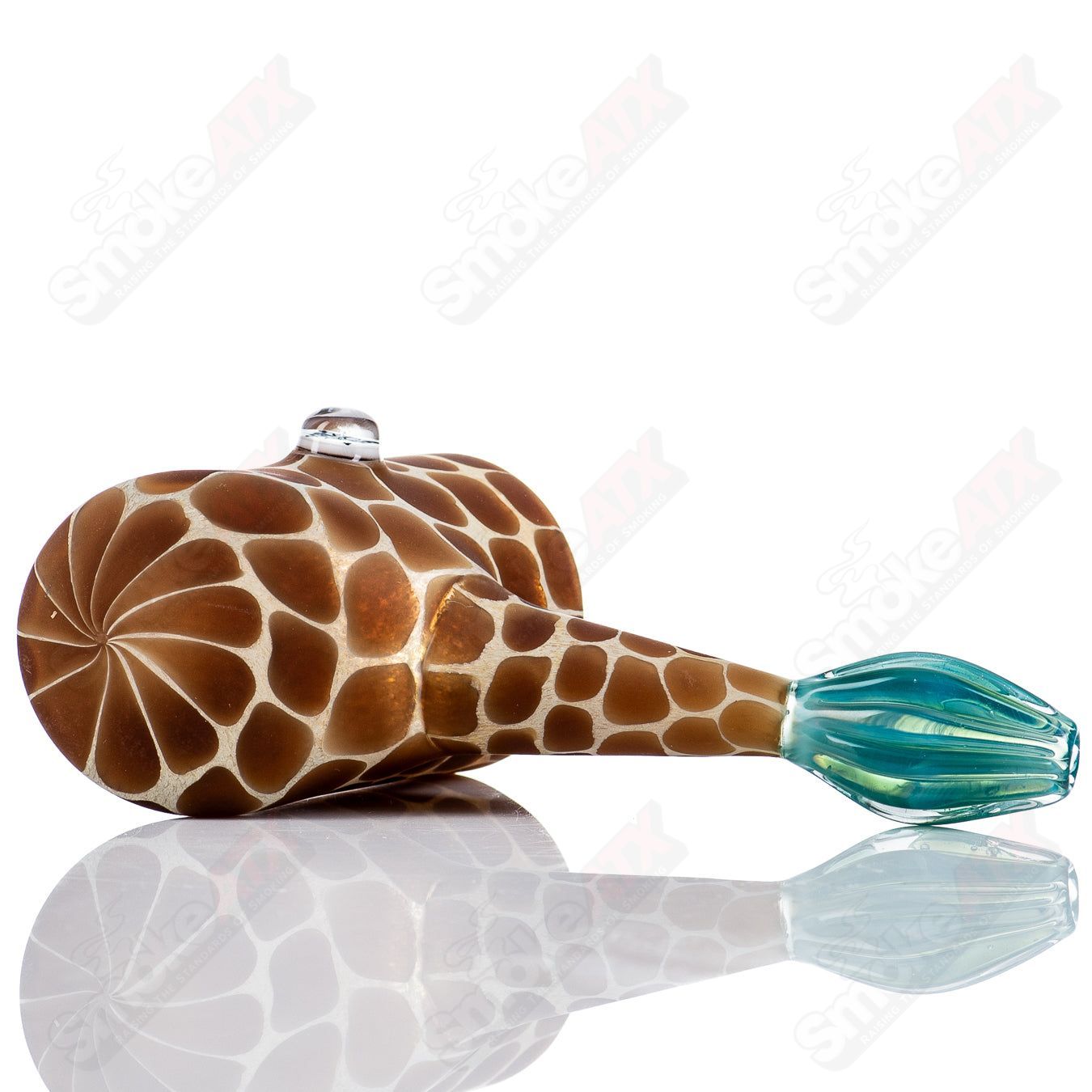Glass Puffco Proxy attachment by Robertson Glass, showcasing the clear, intricate design of the #3 Proxy attachment.