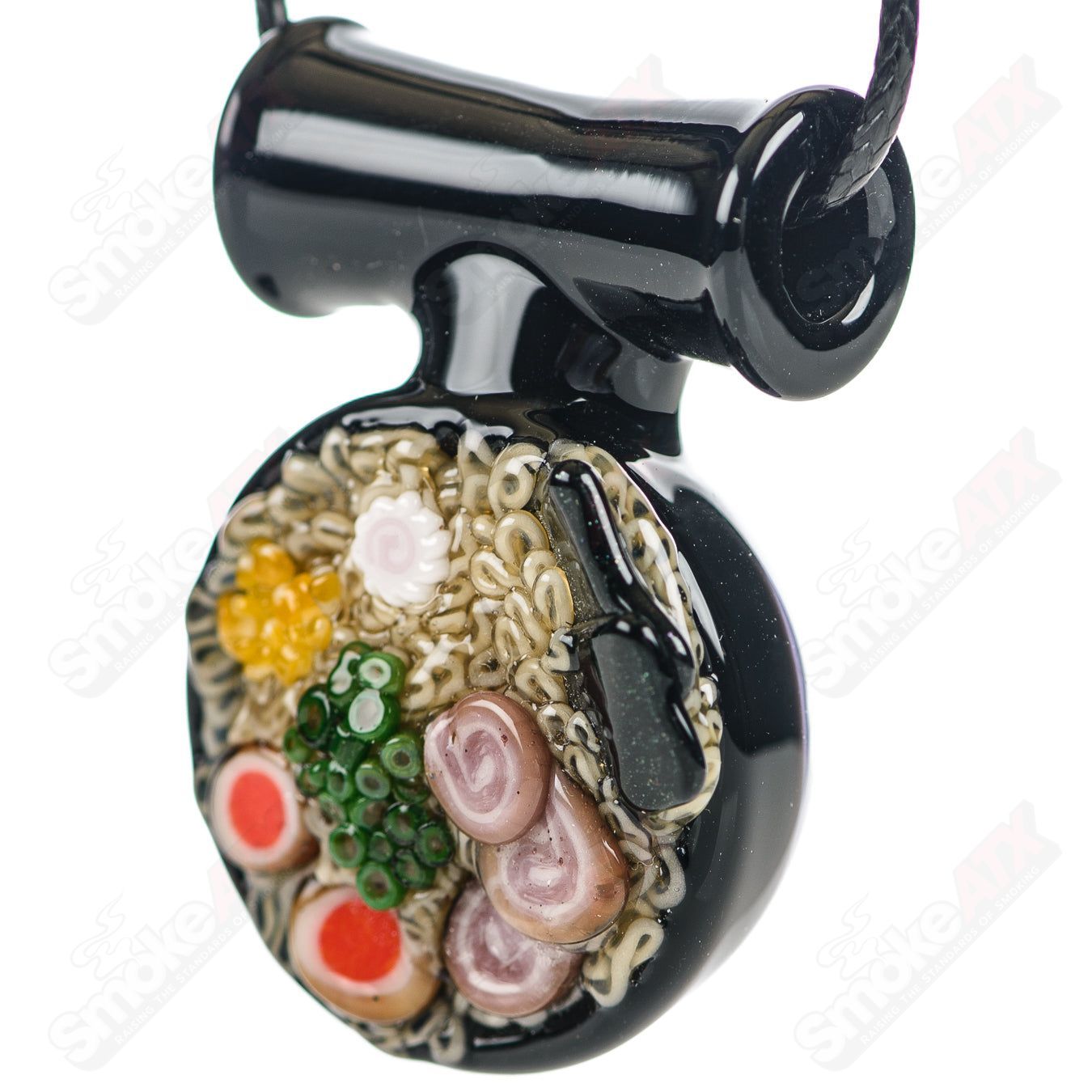 3 Ramen Pendant Dojo Glass - Smoke ATX