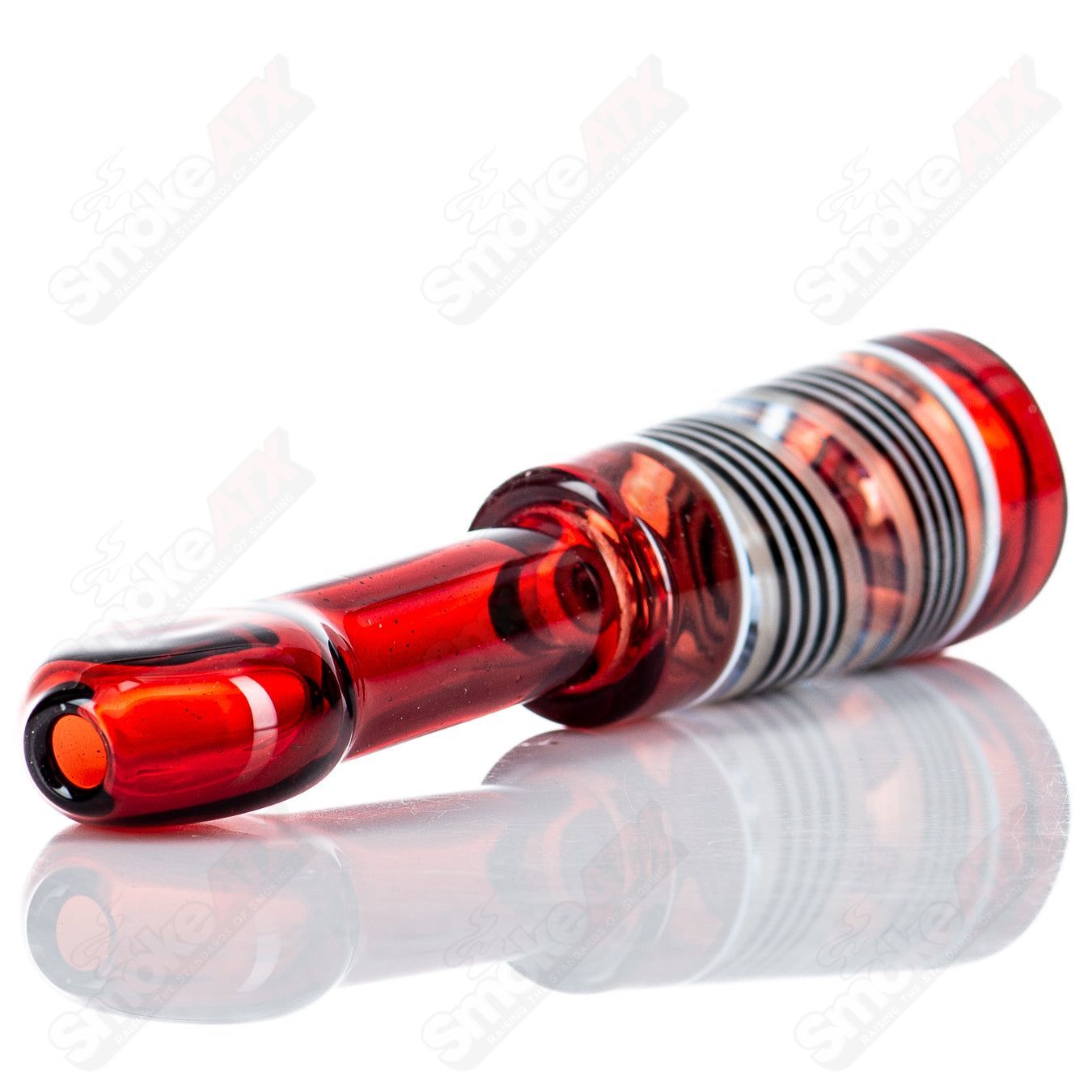 Kirkland Glassworks Wig Wag Chillim, a colorful heady glass chillum with intricate wig wag patterns and vibrant glasswork.
