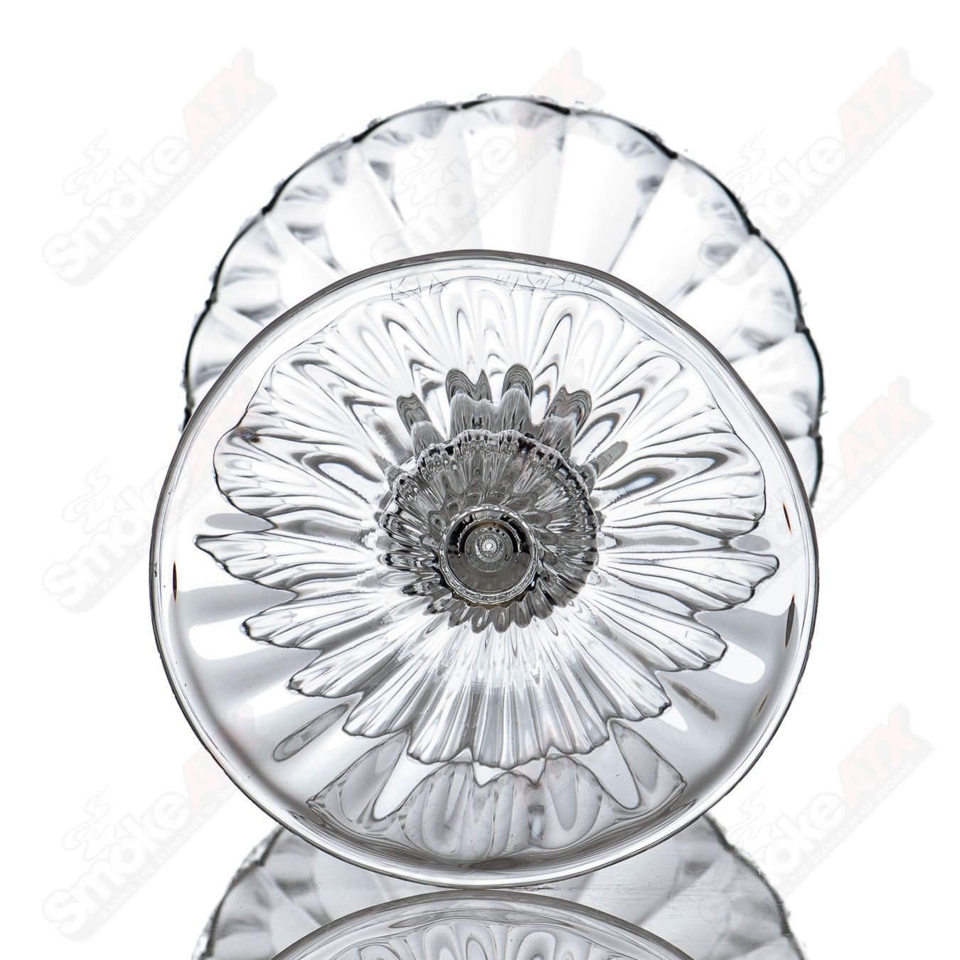 3 Wine Glass Venetian Rad Glass - Smoke ATX