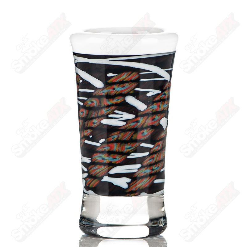 Funky Coil Wig Wag Shotglass Jake C Glass - Smoke ATX