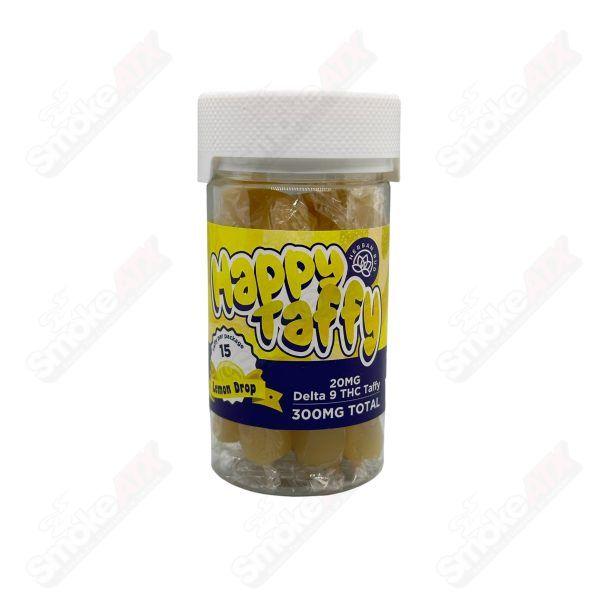 300mg 15ct D9 Lemon Drop Happy Taffy Herban Bud - Smoke ATX