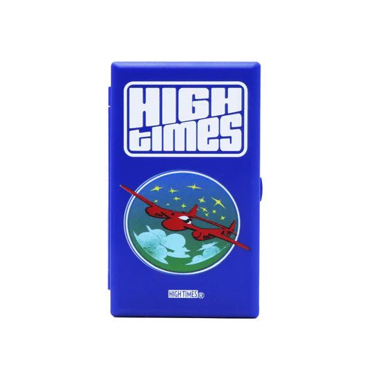 High Times digital scale displaying 350 grams capacity with precise 0.1 gram measurements in a compact design.