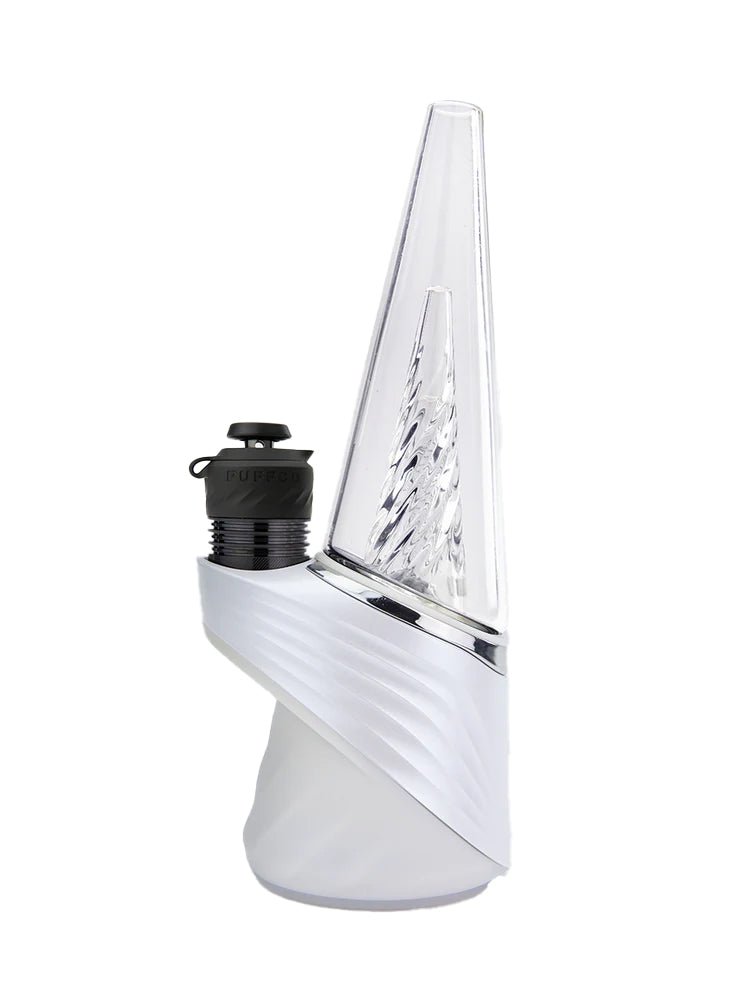 Limited edition black Chamber Peak Pro vaporizer accessory by Puffco, showcasing the sleek design and high-quality build.