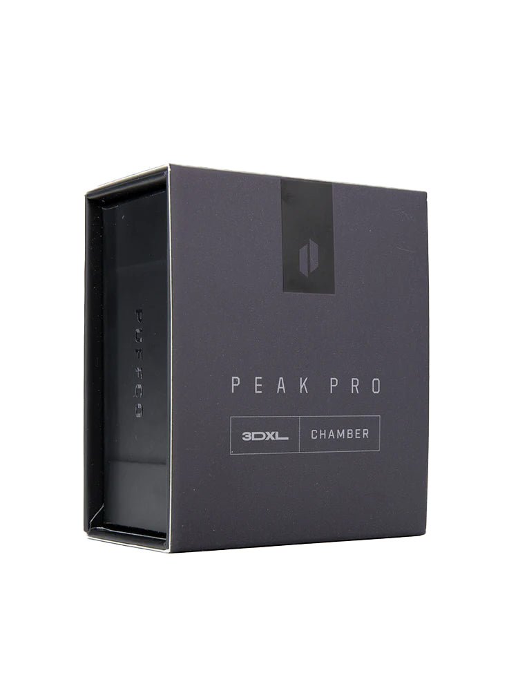 Limited edition black Chamber Peak Pro vaporizer accessory by Puffco, showcasing the sleek design and high-quality build.