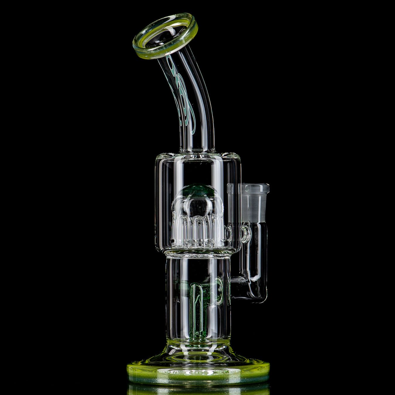 4 10mm Double Macro w/ Color Caps by Toro Glass - Smoke ATX