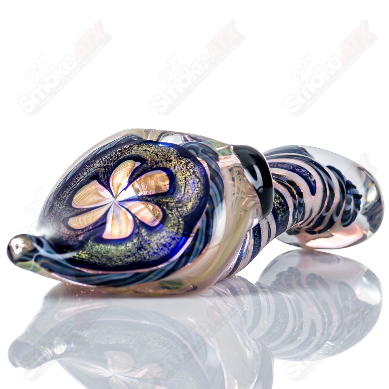 4 Dichro Flower Sherlock Talent Glass - Smoke ATX