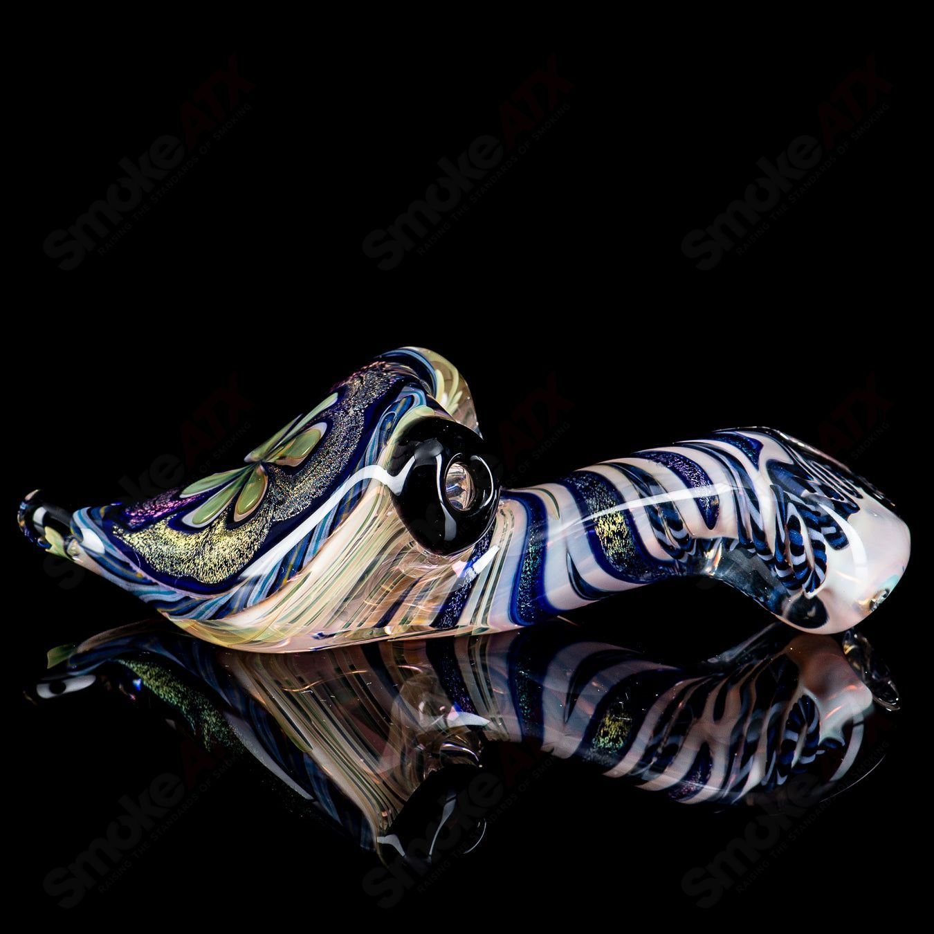 4 Dichro Flower Sherlock Talent Glass - Smoke ATX