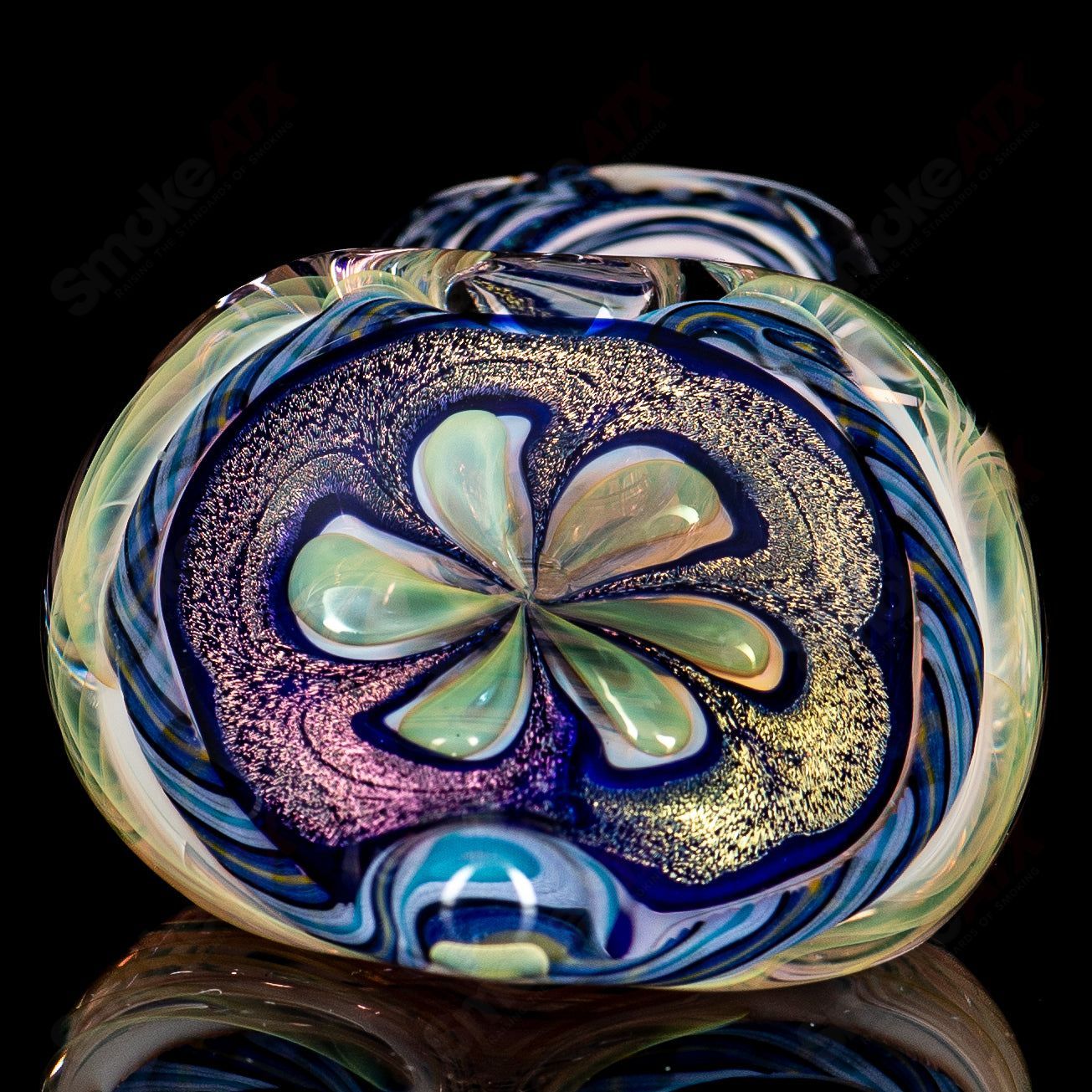 4 Dichro Flower Sherlock Talent Glass - Smoke ATX