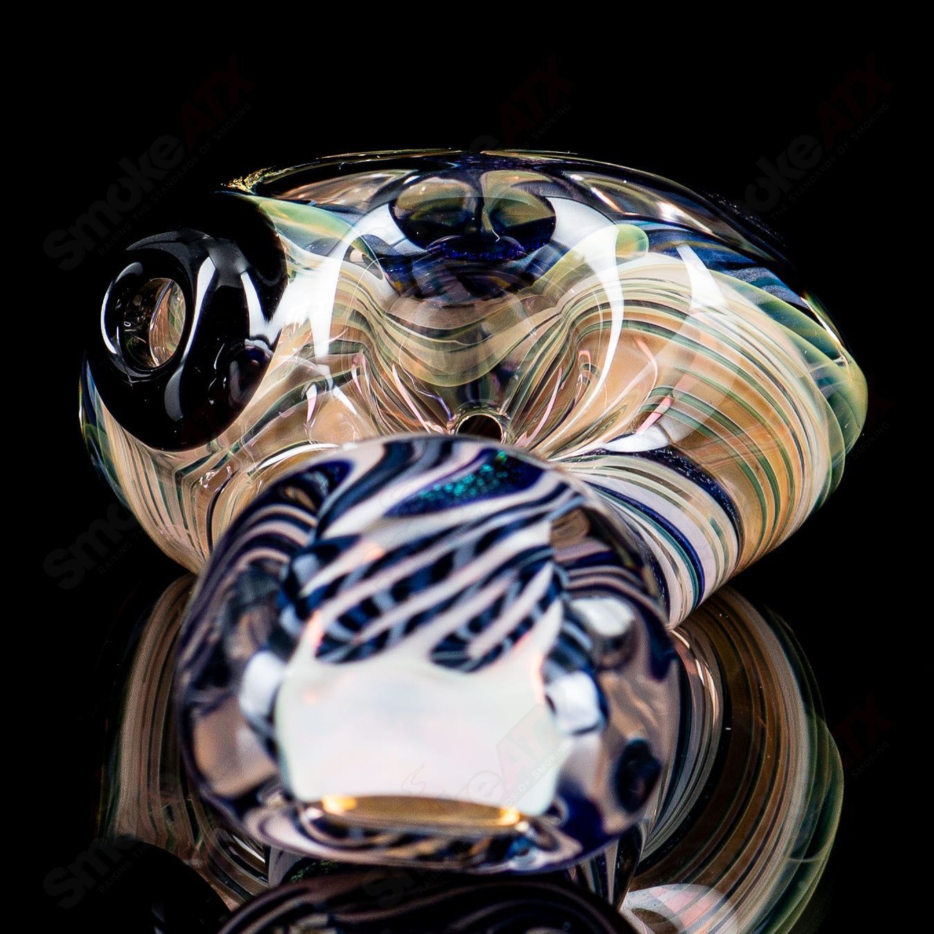 4 Dichro Flower Sherlock Talent Glass - Smoke ATX