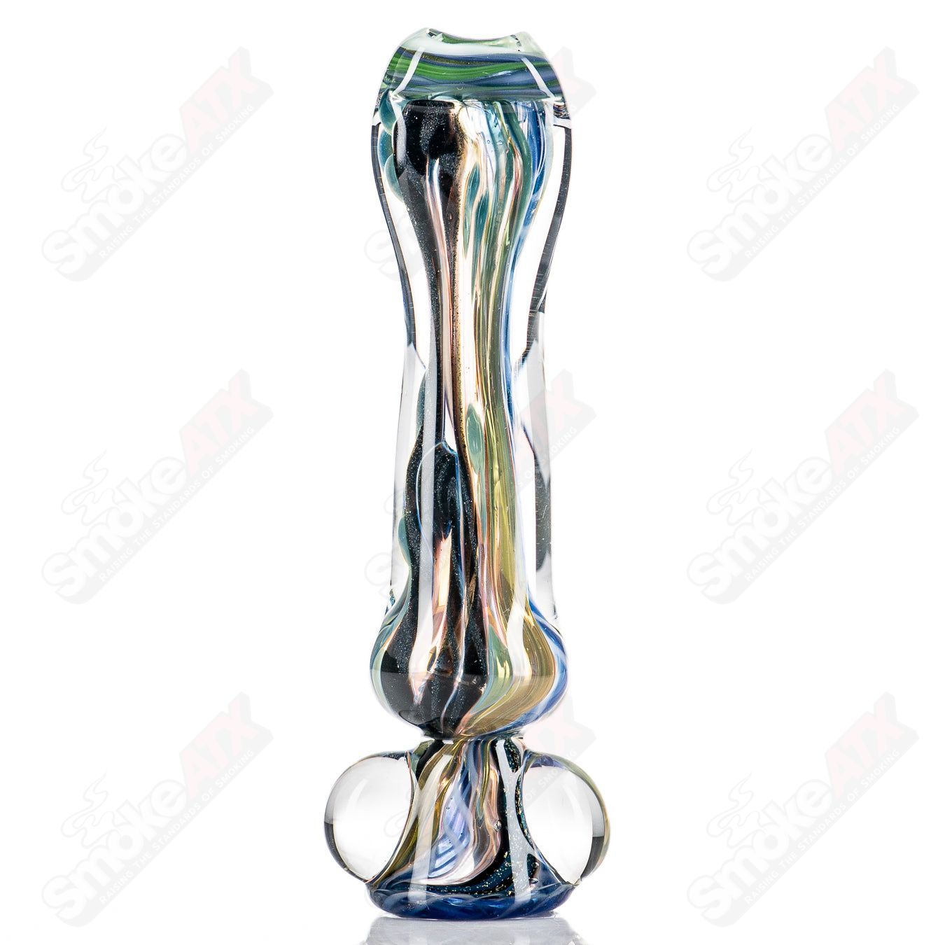 4 Lg ISO Bat Chillum by Molten - Smoke ATX