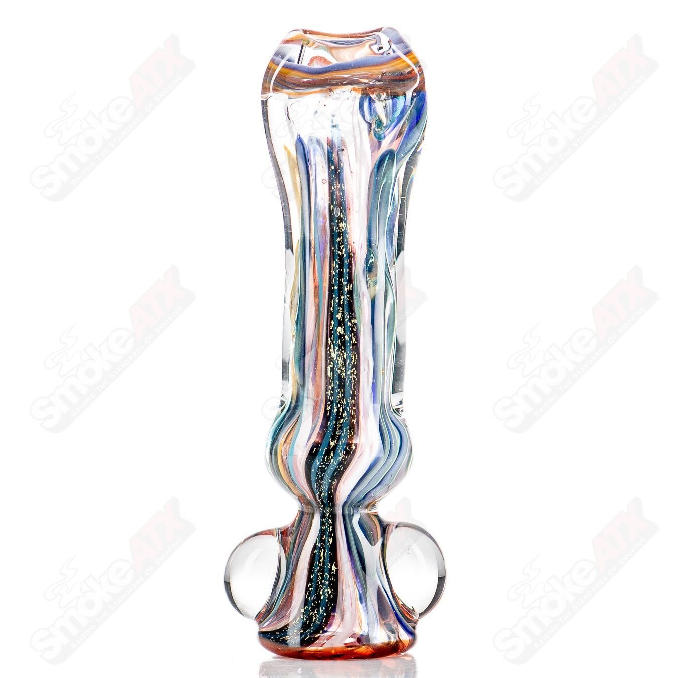 4 sm ISO Bat Chillum by Molten - Smoke ATX