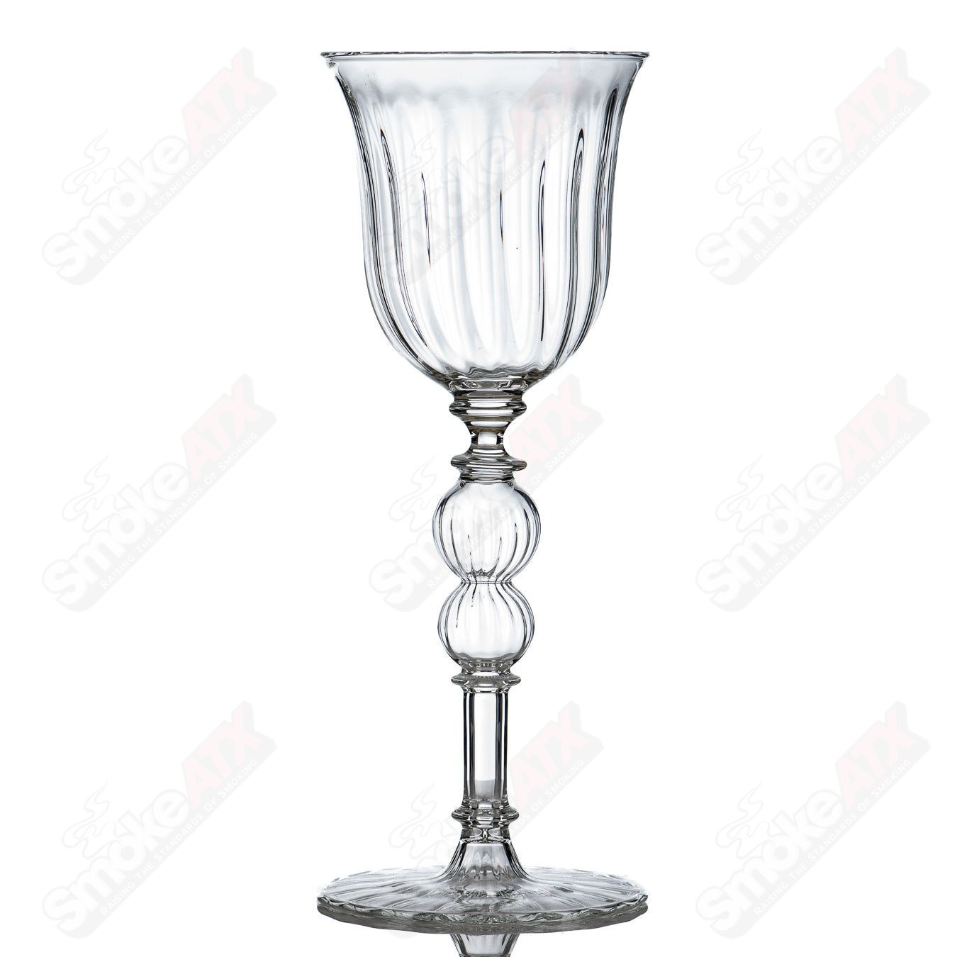 4 Wine Glass Venetian Rad Glass - Smoke ATX