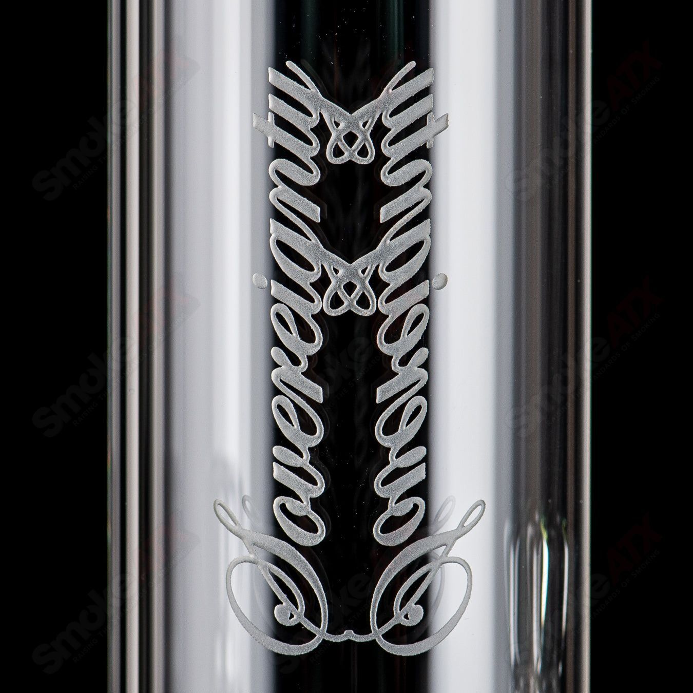 Sovereignty Glass Stemline Minor Accent 44x4 straight glass tube with DG design, showcasing clear glass and sleek cylindrical shape.